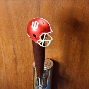 NCAA Indiana Hoosiers Tap Handle NCAA Football Beer Ibis Wood Kegerator Champs
